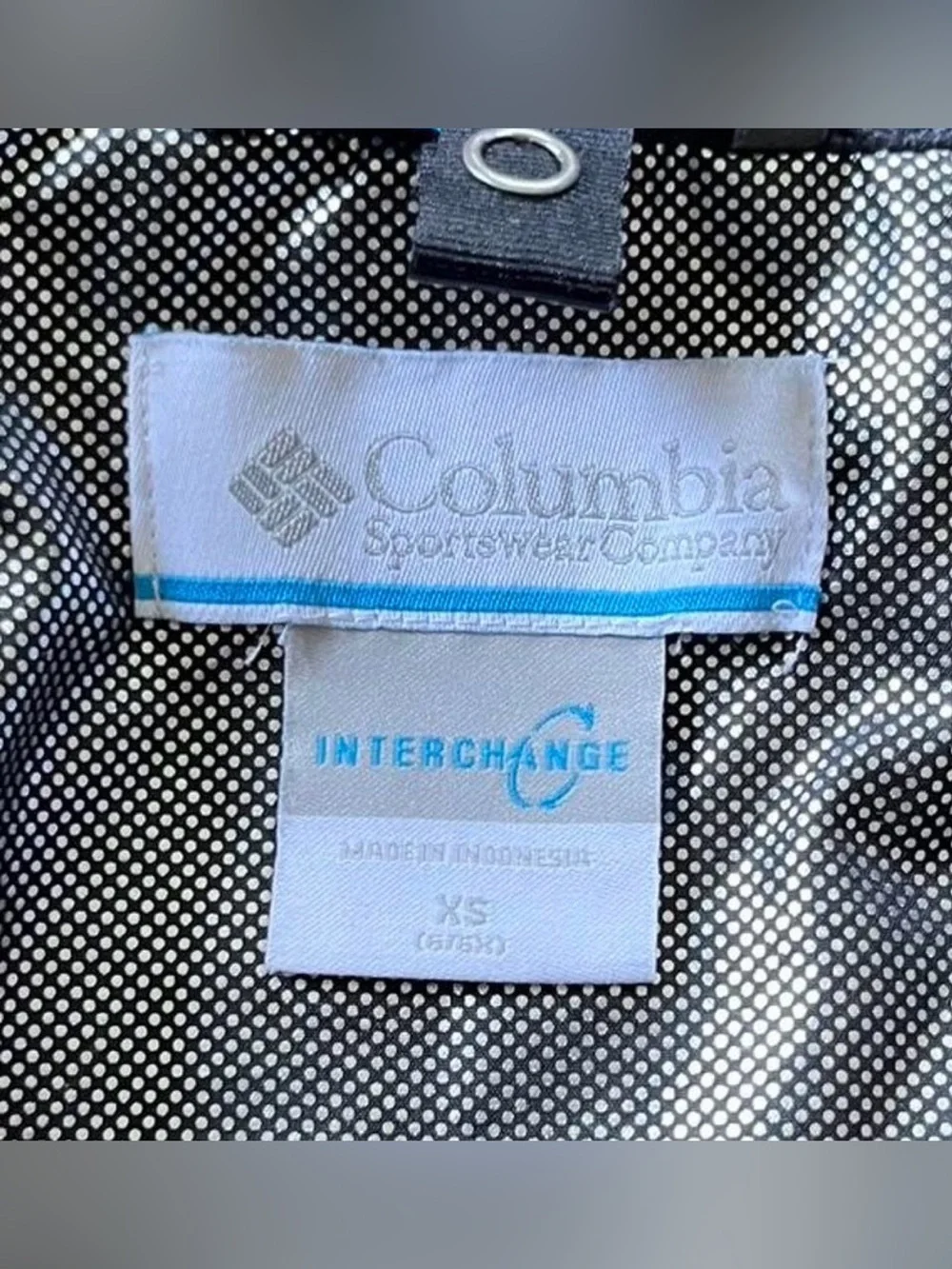 Columbia Kids Geometric Print Softshell Jacket - Black & Gray